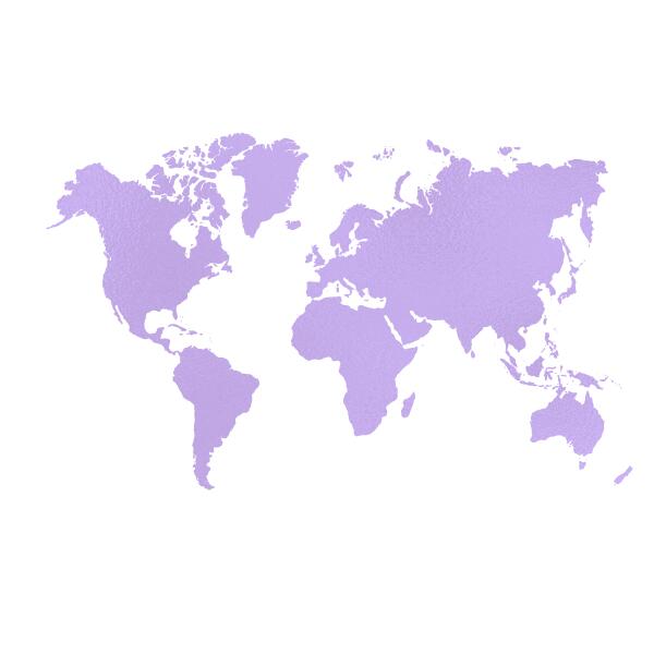 PURPLE SHADE WORLD MAP Digital Download